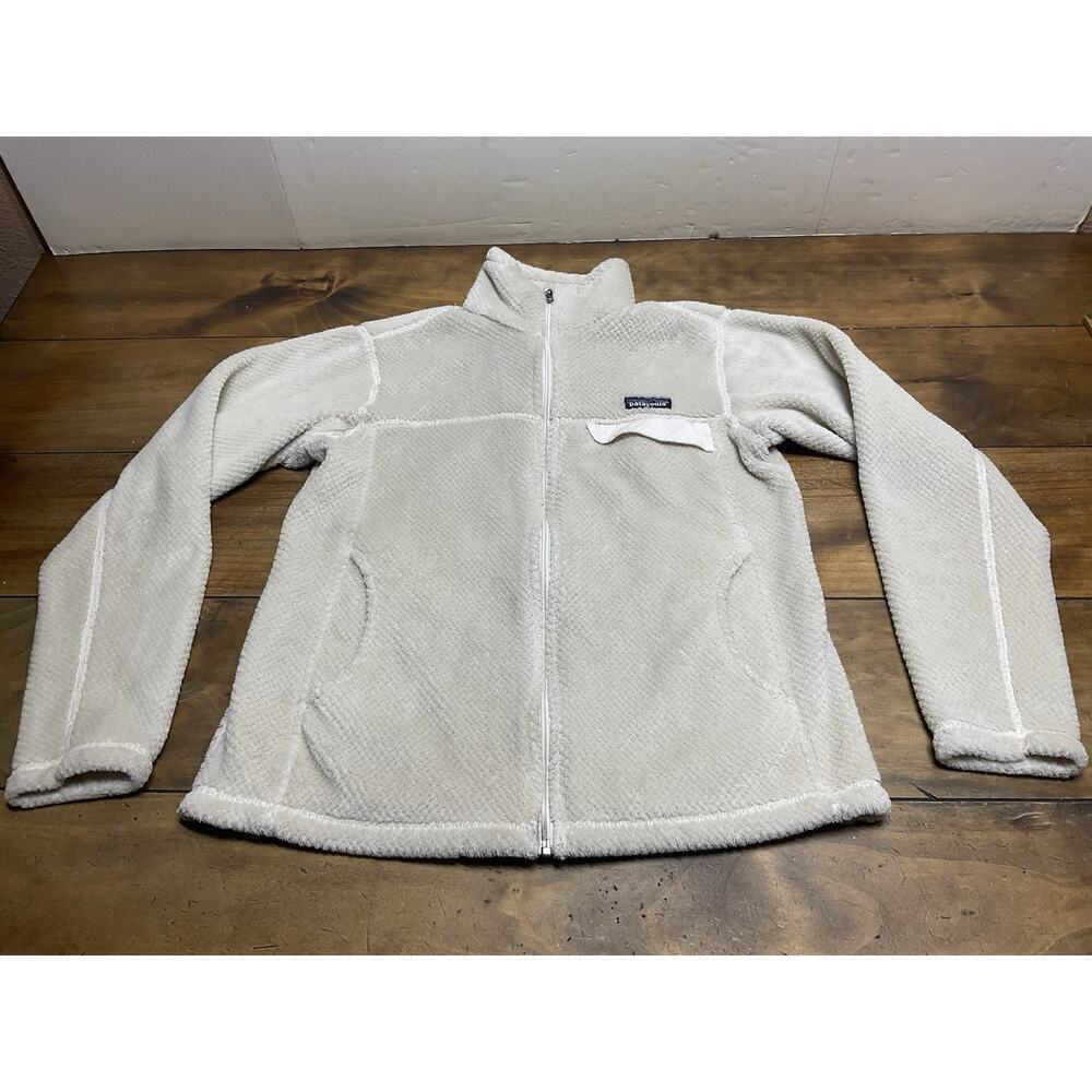 Patagonia Women’s Medium Re-Tool Full Zip Fleece Pullover Cream